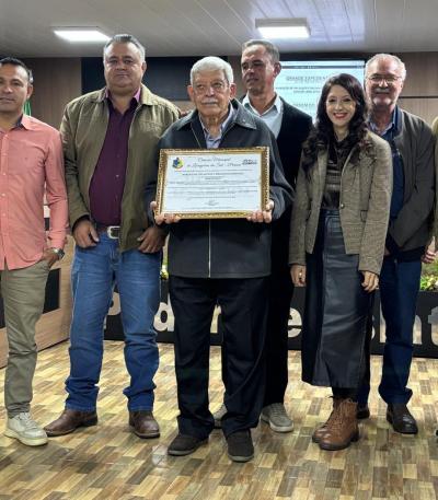 LS: Jaime Spazzini é homenageado pela Câmara de Vereadores 