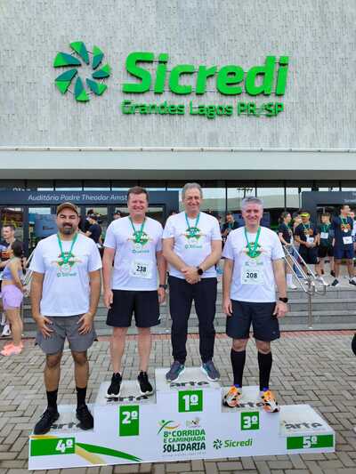 Confira a Classificação final da Corrida Solidária promovida pelo Sicredi