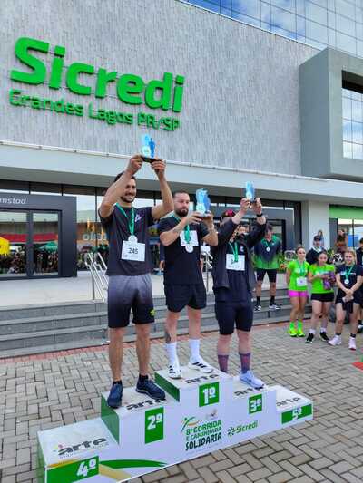 Confira a Classificação final da Corrida Solidária promovida pelo Sicredi