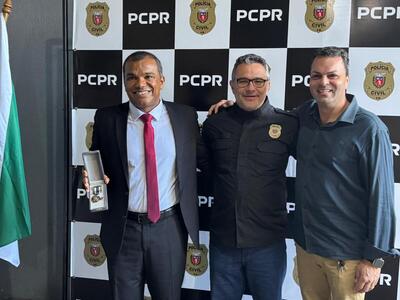 LS: Delegado Denival Liandro recebe homenagem pelo trabalho prestado frente à Polícia Civil