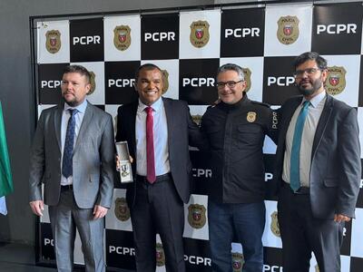 LS: Delegado Denival Liandro recebe homenagem pelo trabalho prestado frente à Polícia Civil