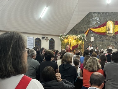 Terceiro dia do Tríduo reúne centenas de fiéis em louvor ao Senhor Bom Jesus no Campo Mendes