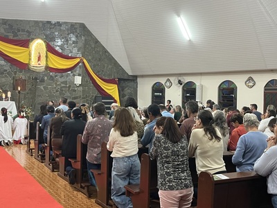 Terceiro dia do Tríduo reúne centenas de fiéis em louvor ao Senhor Bom Jesus no Campo Mendes