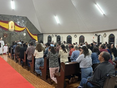 Terceiro dia do Tríduo reúne centenas de fiéis em louvor ao Senhor Bom Jesus no Campo Mendes