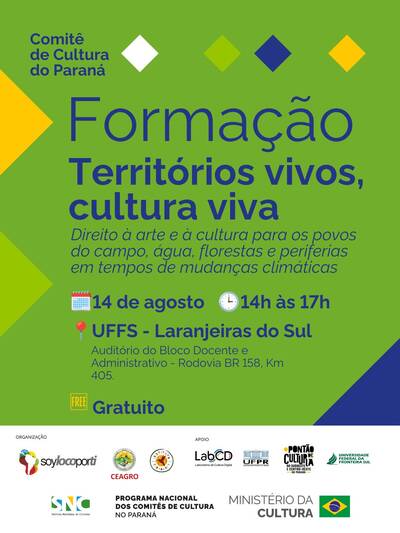 Comitê de Cultura e Ceagro promovem formações sobre cultura e clima na Cantu