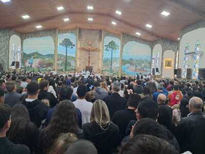 Missa das Crianças foi presidida pelo padre Aroldo 