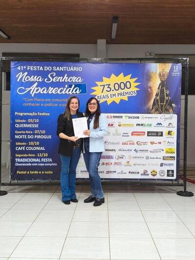 Santuário de Laranjeiras do Sul entregou os prêmios da Contribuição Premiada da Festa em louvor à Nossa Senhora Aparecida 