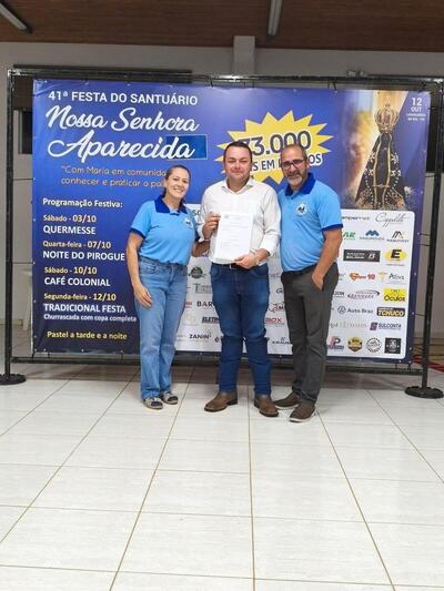 Santuário de Laranjeiras do Sul entregou os prêmios da Contribuição Premiada da Festa em louvor à Nossa Senhora Aparecida 