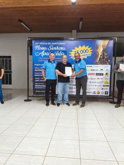 Santuário de Laranjeiras do Sul entregou os prêmios da Contribuição Premiada da Festa em louvor à Nossa Senhora Aparecida 