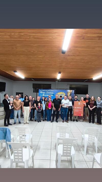 Santuário de Laranjeiras do Sul entregou os prêmios da Contribuição Premiada da Festa em louvor à Nossa Senhora Aparecida 