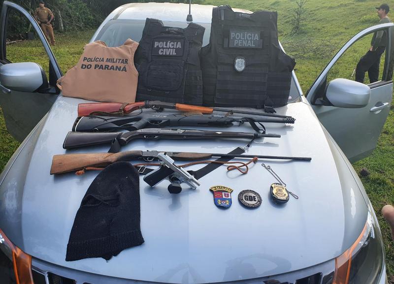 MegaoperaÃ§Ã£o policial prende sete em Laranjeiras do Sul