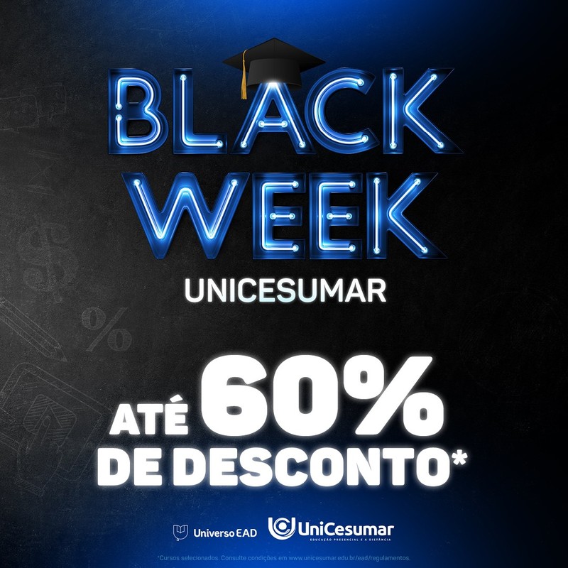 Confira o Black Week Unicesumar Laranjeiras do Sul