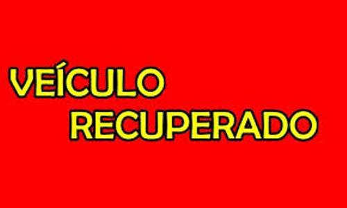 Cantagalo: VeÃ­culo furtado Ã© recuperado pela PM