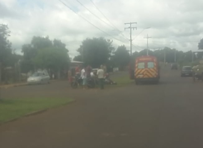 Laranjeiras: Acidente entre duas motos Ã© registrado pelo Corpo de Bombeiros