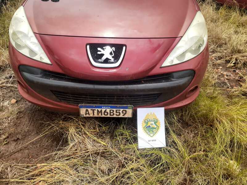 Laranjeiras: Veículo Peogeot roubado em Laranjeiras é localizado em Candói