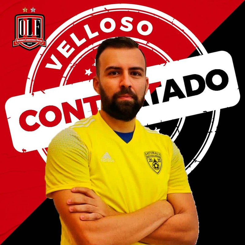 Operário Laranjeiras Futsal anuncia o goleiro Veloso