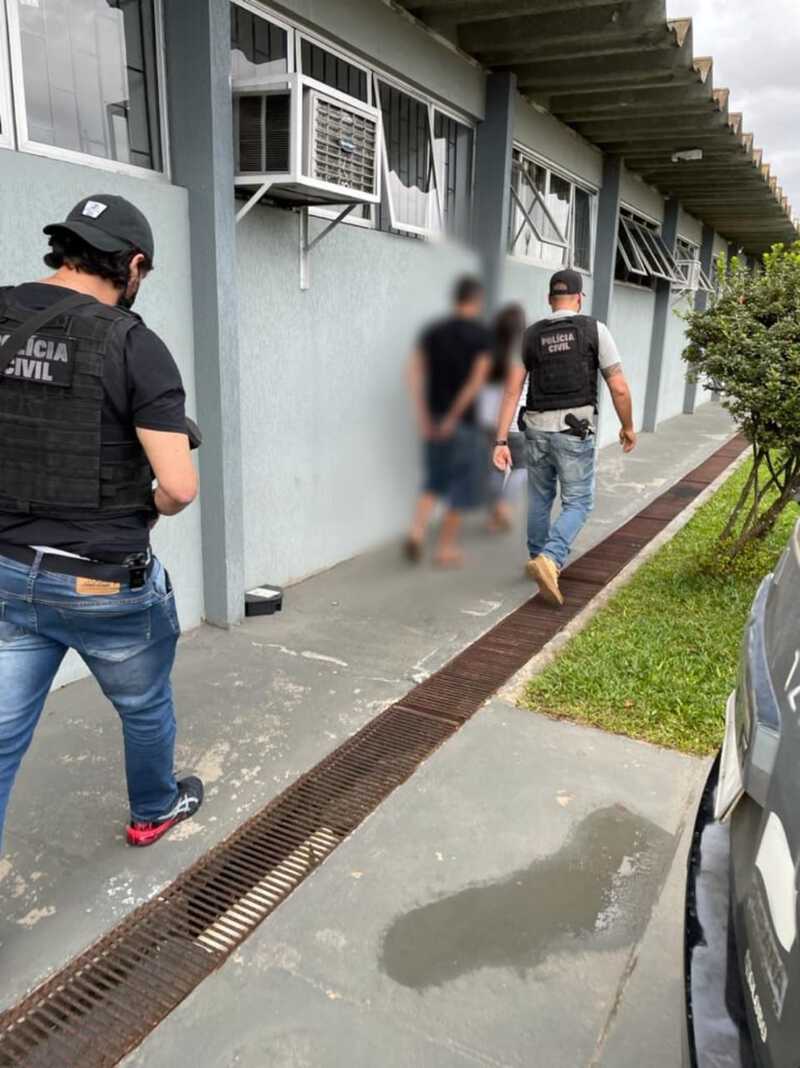 Casal de traficantes laranjeirense Ã© preso em SÃ£o JosÃ© dos Pinhais