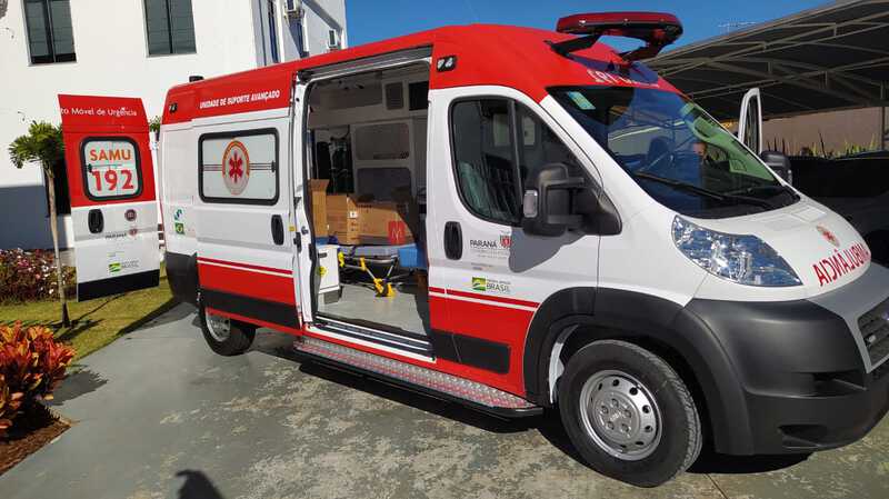  Laranjeiras do Sul recebeu mais uma ambulância e a UTI Móvel nesta sexta