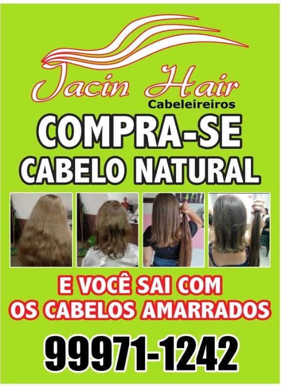 Nesta segunda feira (24) a Equipe Jacin Hair estará comprando cabelo em Laranjeiras do Sul 