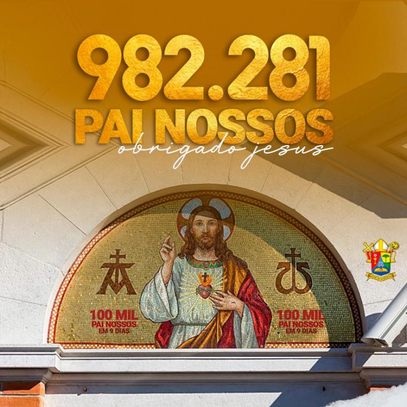 Novena da Divina Misericórdia quer chegar a um Milhão de Pai Nossos Rezados pelo Fim da Pandemia