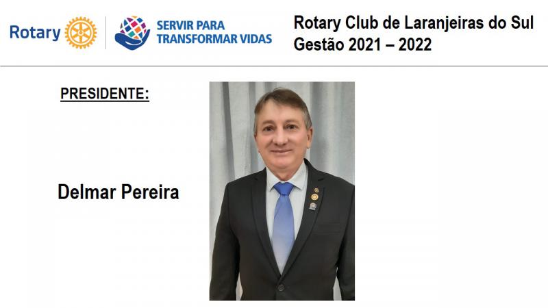 Deomar Pereira assume a presidência do Rotary Clube de Laranjeiras do Sul