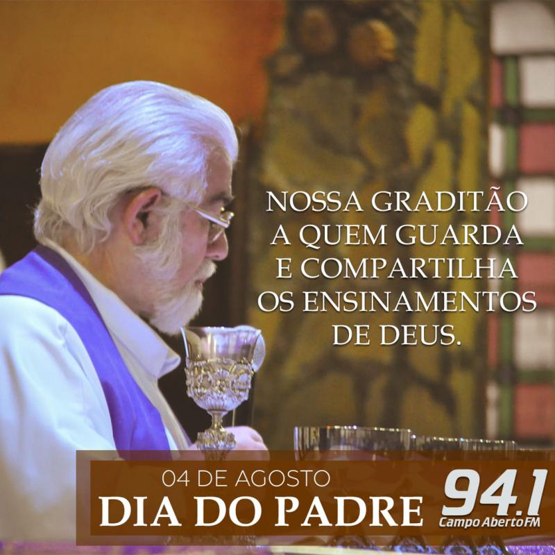 Igreja Católica Celebra o Dia do Padre nesta Quarta Feira (04) Dia de São João Maria Vianney