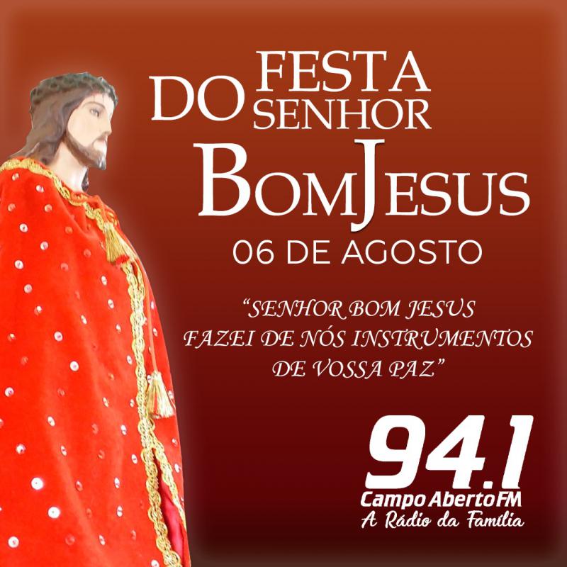Festividade do Bom Jesus movimenta a região nesta sexta feira (06)