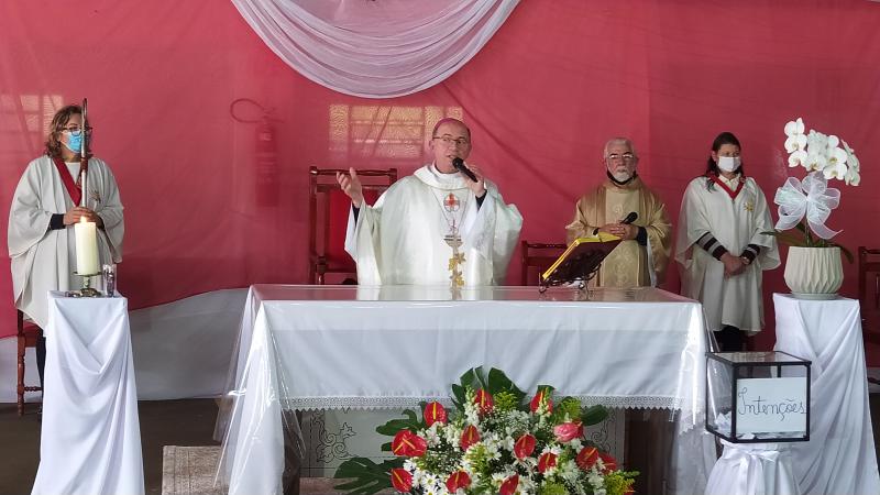 Laranjeiras: Missa do Bom Jesus em Campo Mendes foi presidida pelo Bispo Dom Amilton