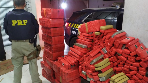 Mais de meia tonelada de maconha sÃ£o apreendidas em aÃ§Ãµes no ParanÃ¡