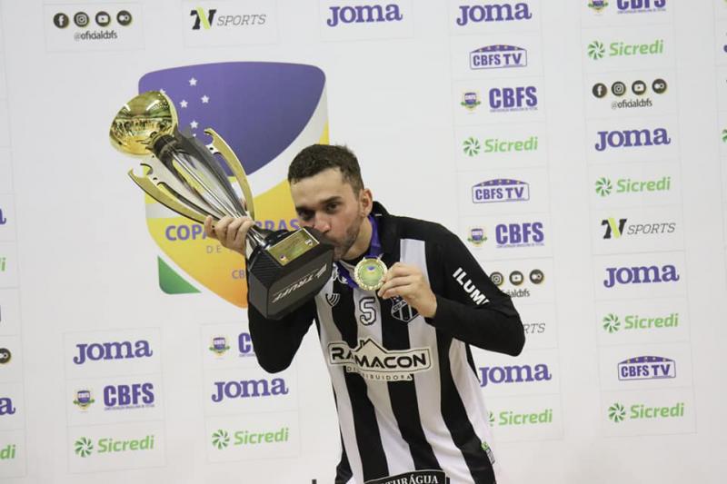 Gabriel Guedes Campeão da Copa do Brasil de Futsal com Ceará participa do Giro Esportivo