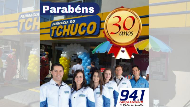 FARMÁCIA DO TCHUCO celebra 30 anos com reinauguração e recepção de clientes 