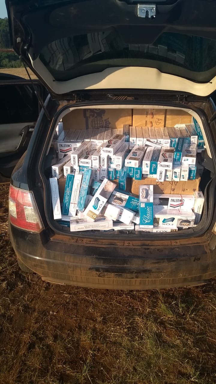 Rio Bonito: PM apreende grande quantidade de cigarros contrabandeados no Campo do Bugre