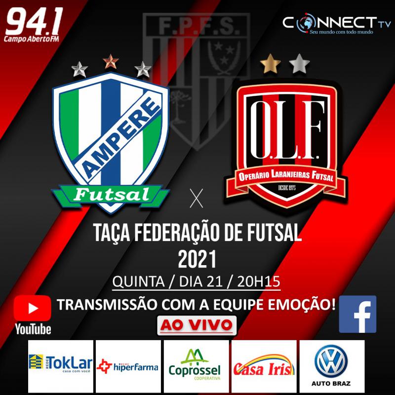 Operário Laranjeiras Inicia a sua trajetória na Taça Federação de Futsal