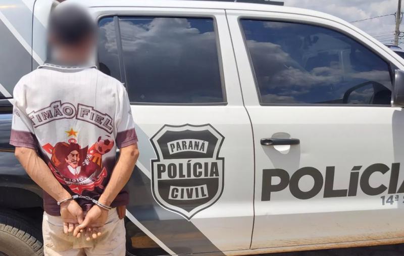 Turvo: Pai acusado de estuprar filha desde os 12 anos é preso pela Polícia Civil 