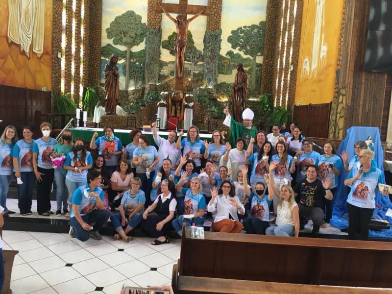 Bispo Dom Amilton Celebrou a Missa de Abertura do Ano Catequético em Laranjeiras do Sul