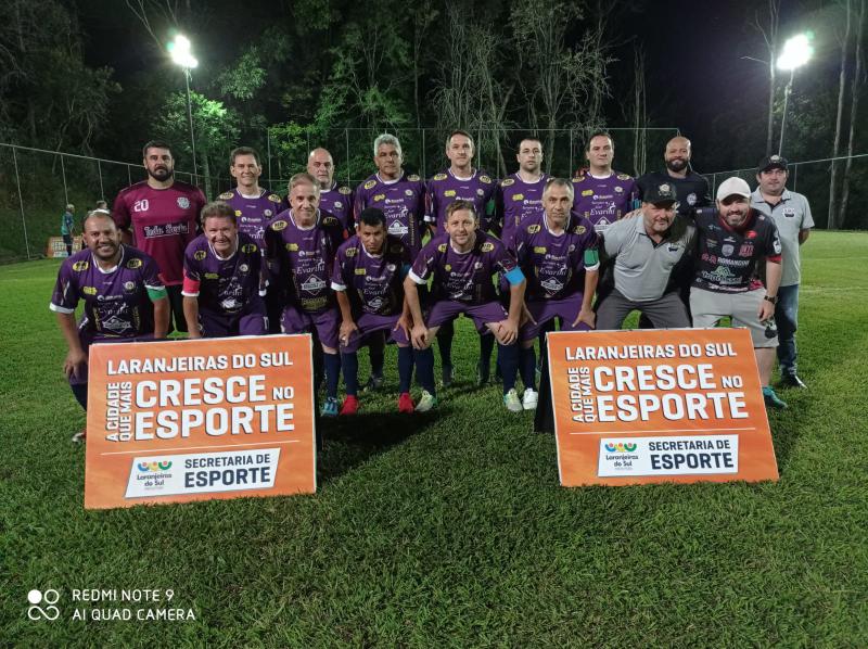 Laranjeiras do Sul goleia o Cantagalo na Copa R10 270 + de Futebol Sete Veteranos e encaminha a sua classificação para a Fase Final.