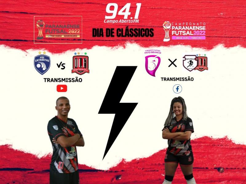 Paranaense Futsal Chave Ouro: Operário Laranjeiras em dose dupla fora de casa nesta Quarta Feira