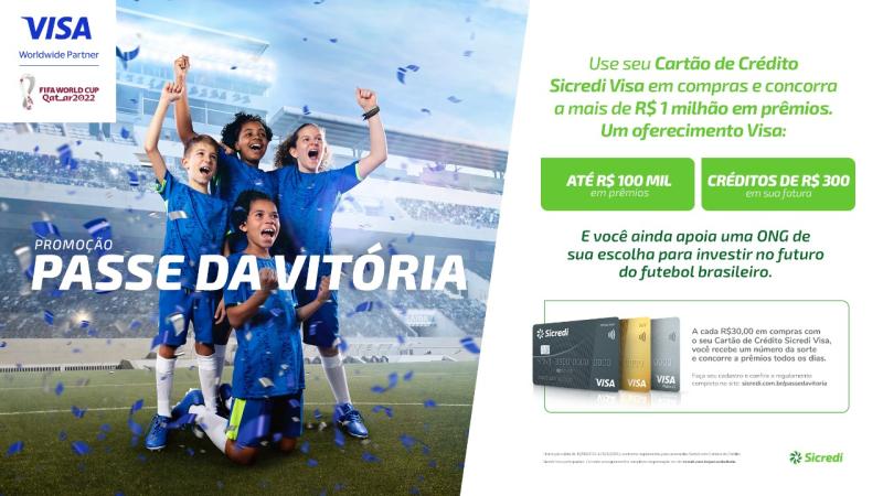 Nova promoção do Sicredi em parceria com Visa  sorteia mais de R$ 1 milhão em prêmios 