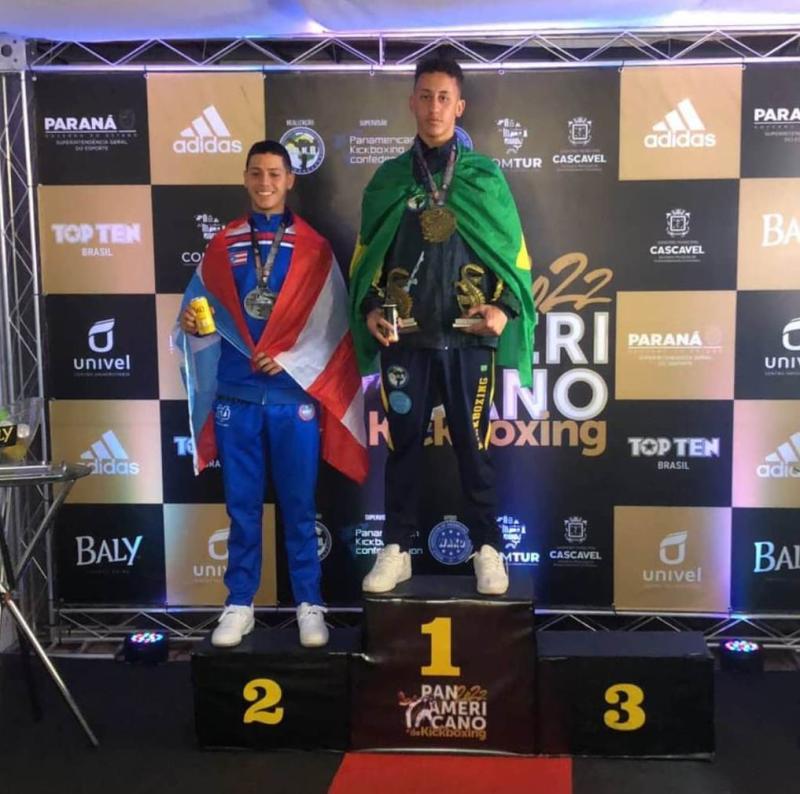 Laranjeirense Natan Alves é Campeão Pan-americano de Kickboxing