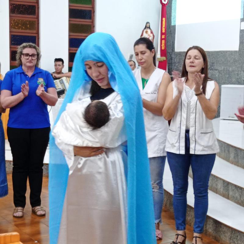 2º Dia do Tríduo em Louvor a Imaculada Conceição reuniu dezenas de Fiéis em Porto Barreiro