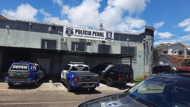 Polícia Penal desencadeia operação nas cadeias públicas de Guarapuava e Laranjeiras do Sul