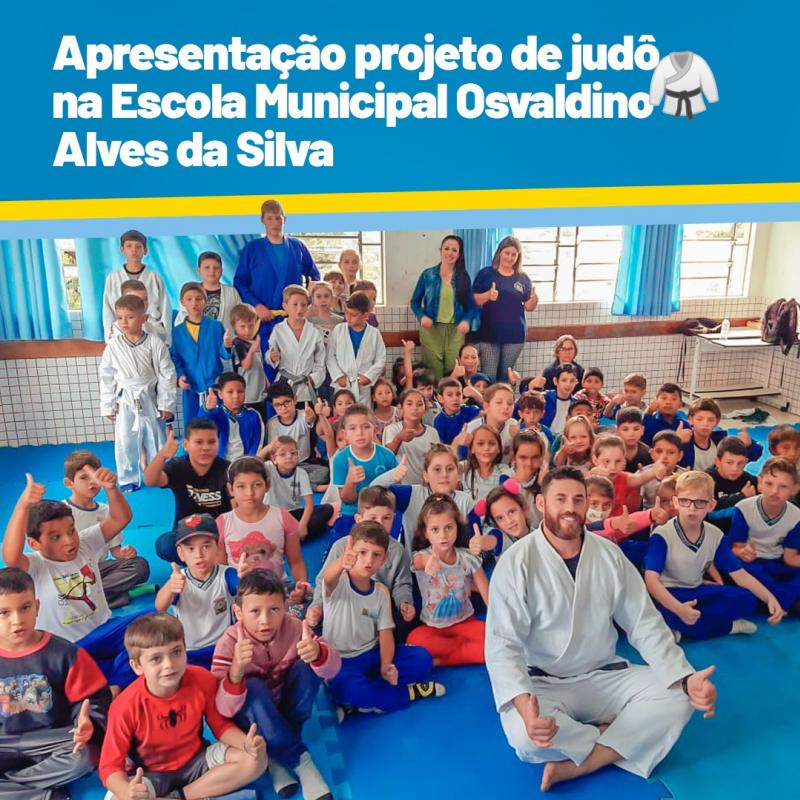 Apresentação do Projeto de Judô a Escola Municipal em Nova Laranjeiras