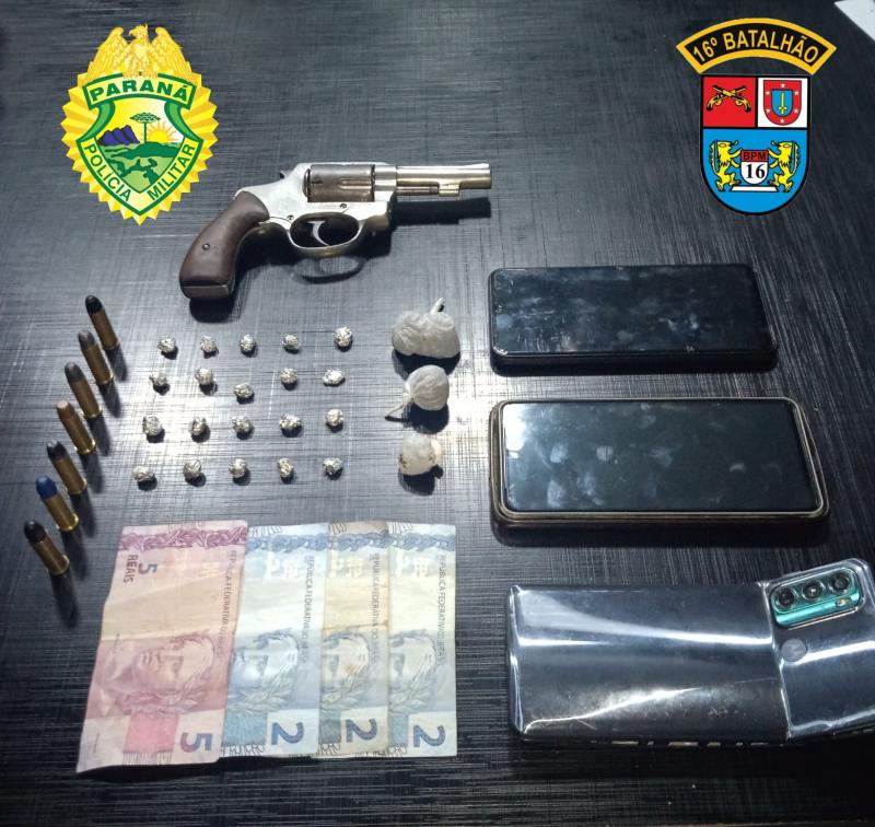 Laranjeiras: PM prende foragido e apreende drogas e arma de fogo no bairro Presidente Vargas