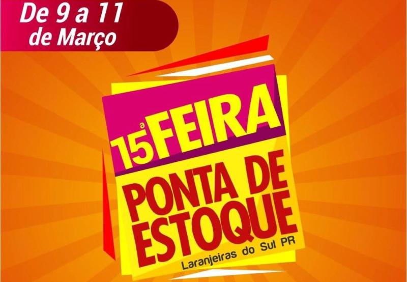 Feira Ponta de estoque do comércio de LS começa nesta quinta-feira