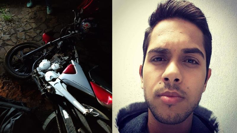 Rio Bonito: Motociclista morre na PR 158 ao colidir moto contra caminhão 