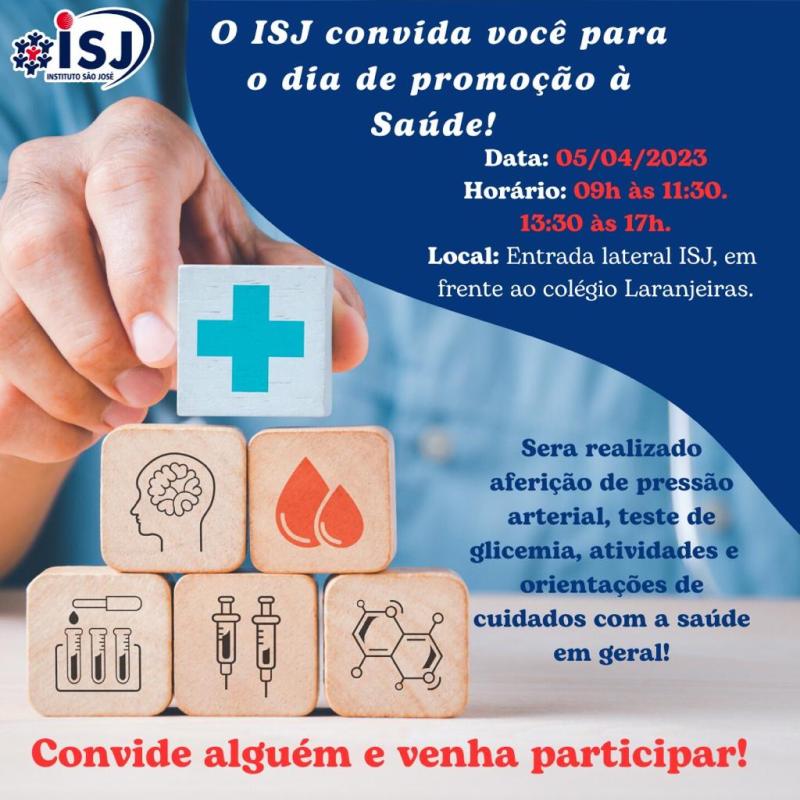 LS: Instituto São José vai realizar o dia de Promoção à Saúde