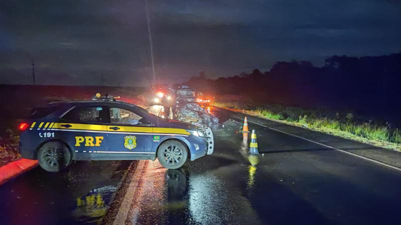 Candói: Duas pessoas morrem em grave acidente da BR 373