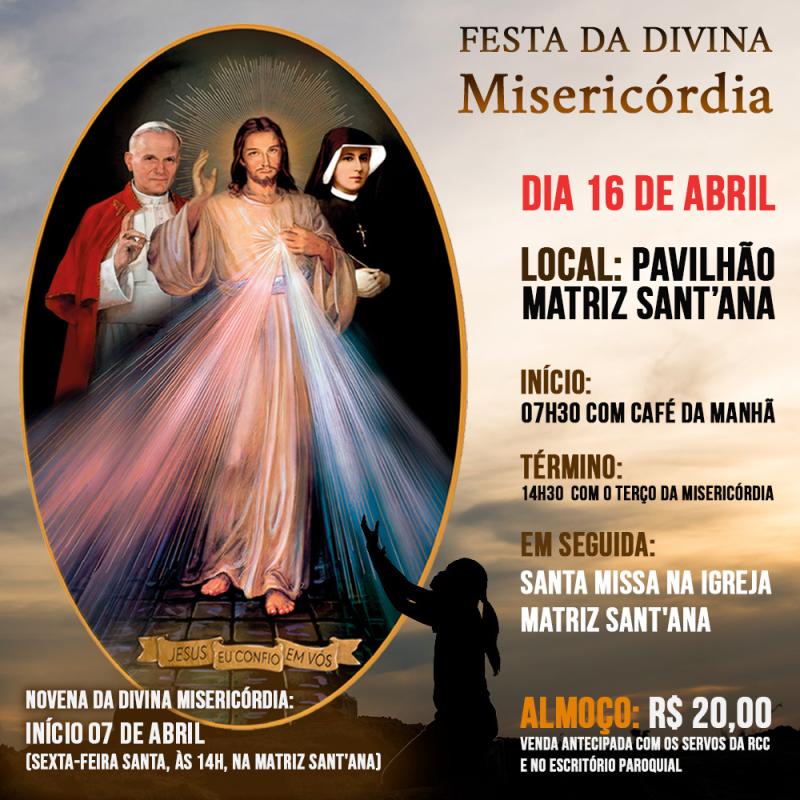 LS: Paróquia Sant´Ana realiza a Festa da Misericórdia