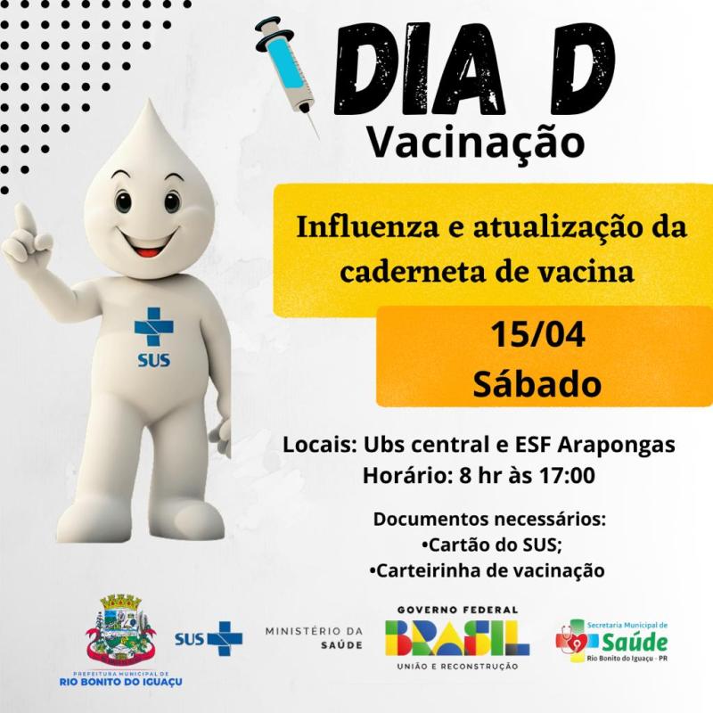 Dia D Campanha Nacional de Vacinação contra a Gripe acontece neste Sábado (15) 