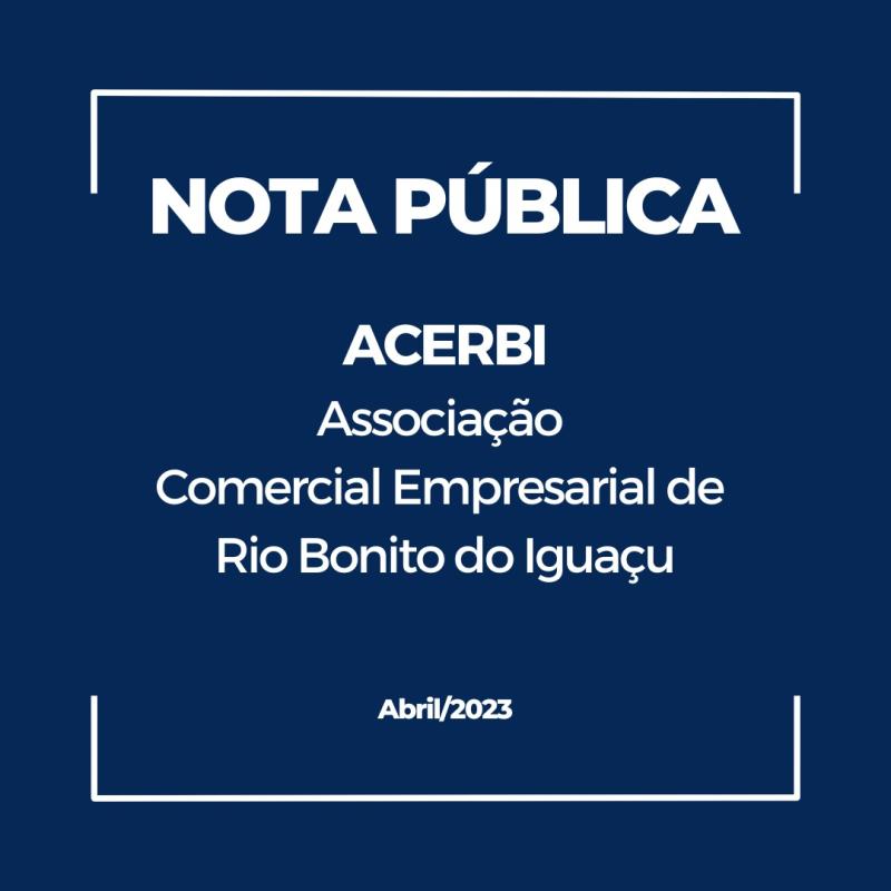 Acerbi emite nota pública lamentando prejuízos do comércio com o cancelamento da Exporio 2023